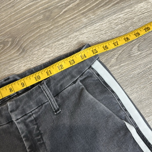 MOTHER The Shaker Prep Fray in Dear Mr. Black Racer Jeans Sz 28 - Picture 9 of 13